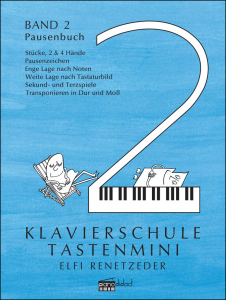 Klavierschule Tastenmini Band 2 Pausenbuch