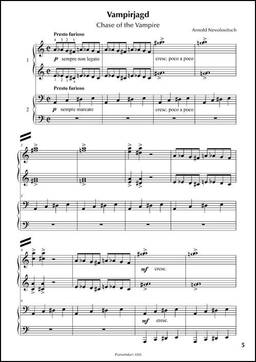 Vampire PIANO DUETS Pianodidact