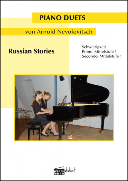 Russian Stories von Arnold Nevolovitsch (Piano Duets) - Coverseite (Pianodidact 3257)