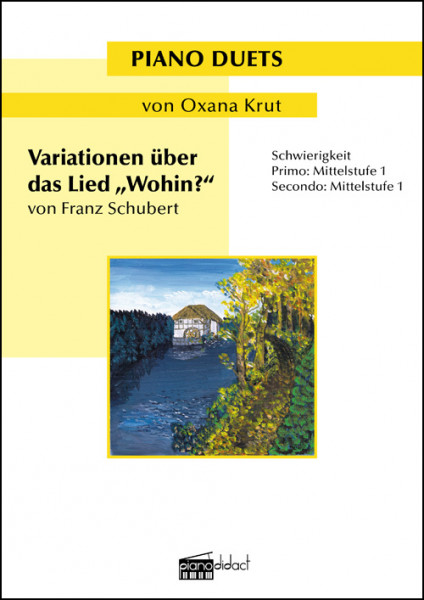 Variationen über das Lied - Wohin? (Piano Duets) von Oxana Krut