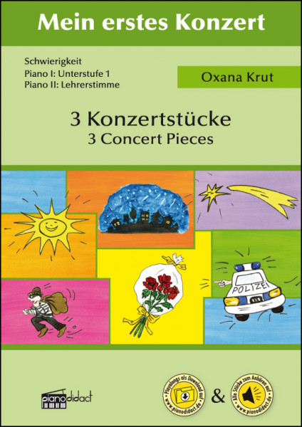 3 Konzertstücke (Piano Duets)