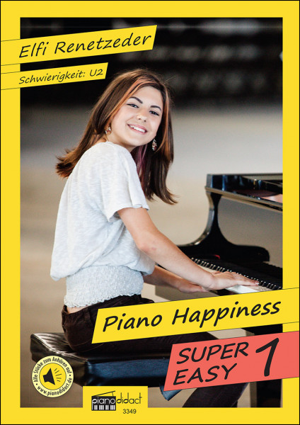 Piano Happiness - Super Easy 1 von Elfi Renetzeder - Coverseite, Vorderseite