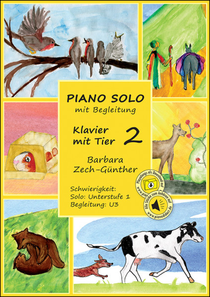 Klavier mit Tier - 2 (Piano Solo) Coverseite