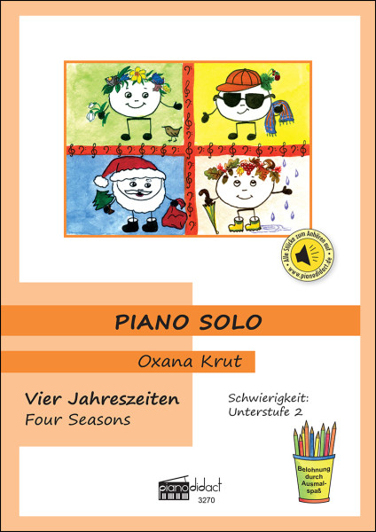Vier Jahreszeiten (Piano Solo) Coverseite