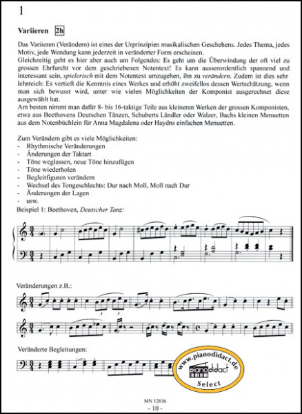 36 Improvisationsmodelle