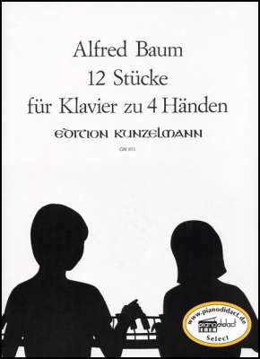 その他 Acht Duette fuer Anfaenger: 8 leichte Stuecke fuer Klavier zu vier Haenden. Klavier 4-haendig cm3dmju 3158_12_Stuecke_f-