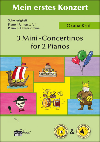 3 Mini-Concertinos for 2 Pianos