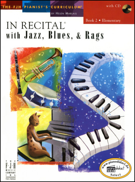 In Recital with Jazz, Blues & Rags, Book 2