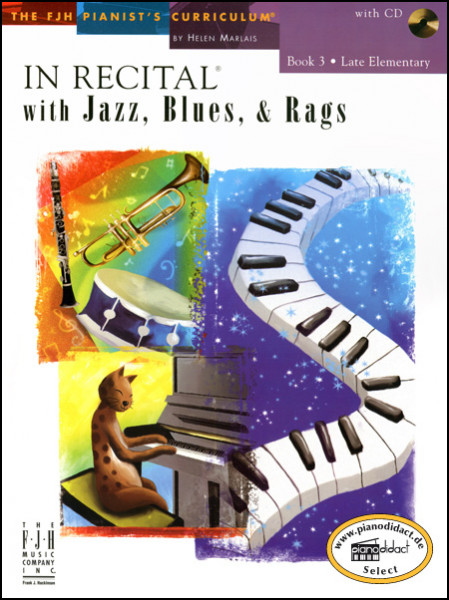 In Recital with Jazz, Blues & Rags, Book 3