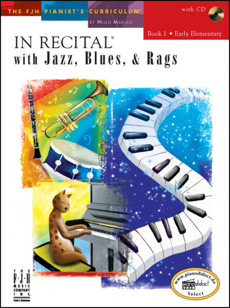 In Recital with Jazz, Blues & Rags, Book 1