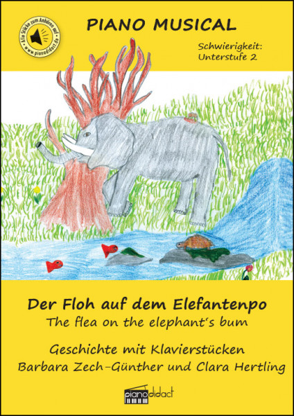 Der Floh auf dem Elefantenpo von Barbara Zech-Günther (Piano Musical) Coverseite