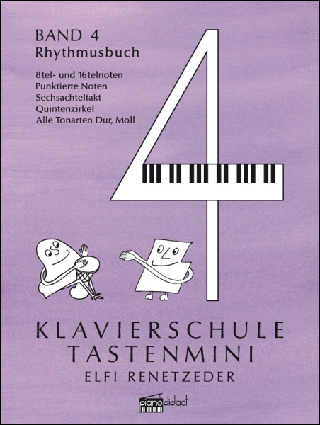 Klavierschule Tastenmini Band 4 Rhythmusbuch