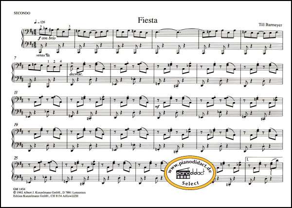 Rhythmische Tänze für Klavier zu 4 Händen | Duets | Piano Duets