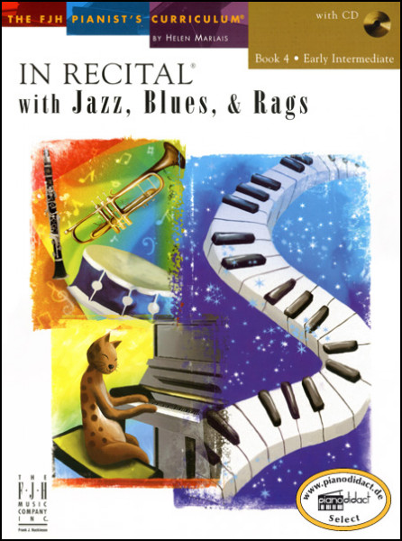 In Recital with Jazz, Blues & Rags, Book 4