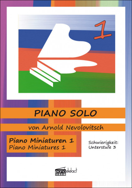 Piano Miniaturen 1 von Arnold Nevolovitsch (Piano Solo) - Coverseite (Pianodidact 3274)