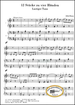 その他 Acht Duette fuer Anfaenger: 8 leichte Stuecke fuer Klavier zu vier Haenden. Klavier 4-haendig cm3dmju 3158_12_Stuecke_f-