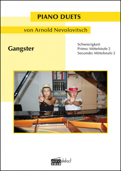 Gangster von Arnold Nevolovitsch (Piano Duets) - Coverseite (Pianodidact 3259)